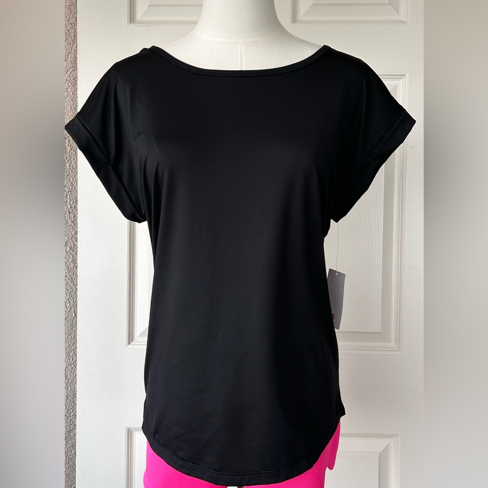 Peach Brand X‎ Low Scoop Back Aura Tee Size Small NWT